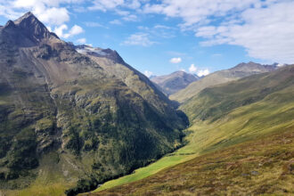 The team of researchers studied this field site location of the Austrian Alps in August 2018. Credit: Arthur Broadbent