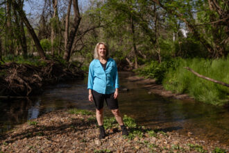 Maya van Rossum has been the Delaware Riverkeeper for 30 years. As the river’s environmental guardian and the leader of the nonprofit Delaware Riverkeeper Network, van Rossum advocates for the health of the river and its ecosystem from New York to Delaware. Credit: Caroline Gutman/Inside Climate News