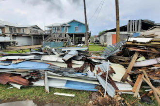 A view of the damage left in Chauvin, Louisiana, after Hurricane Ida hit the state in 2021. Louisiana homeowners may have a harder time holding onto their private insurance after the state Legislature made it easier for insurers to cancel policies. Credit: Rachel Mipro/Louisiana Illuminator