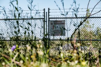 American Creosote Works, three blocks north of Pensacola Bay, is a former wood treatment plant turned Superfund site. Credit: Dan Anderson