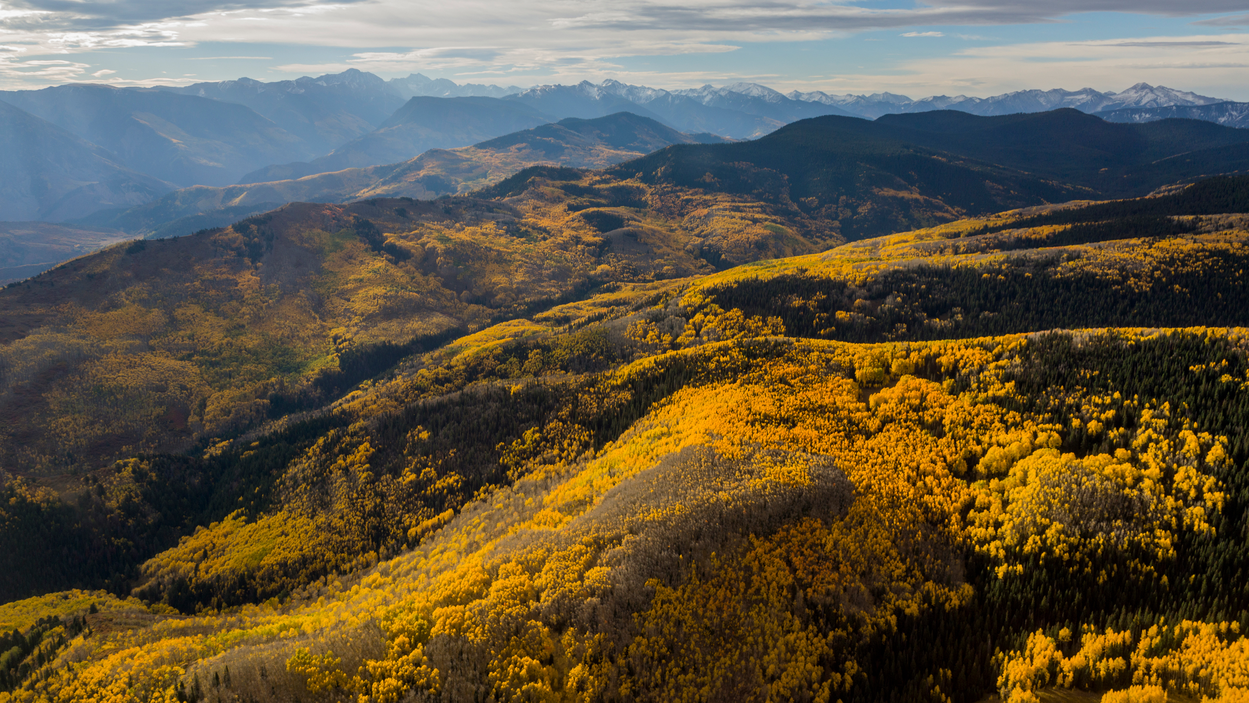 Earlier this year, the Biden-Harris administration announced 20 years of protections for the Thompson Divide, an area of Colorado backcountry that straddles 250,000 acres of public land. Credit: EcoFlight