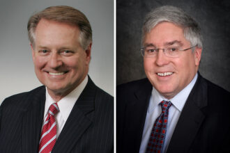 In the race for West Virginia Governor, it’s Huntington Mayor Steve Williams against Patrick Morrisey, the state’s attorney general. Credit: City of Huntington and WV Attorney General Office